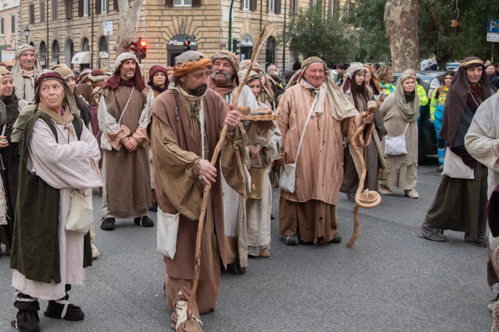 Sfilata dei migliori presepi d'Italia a Roma