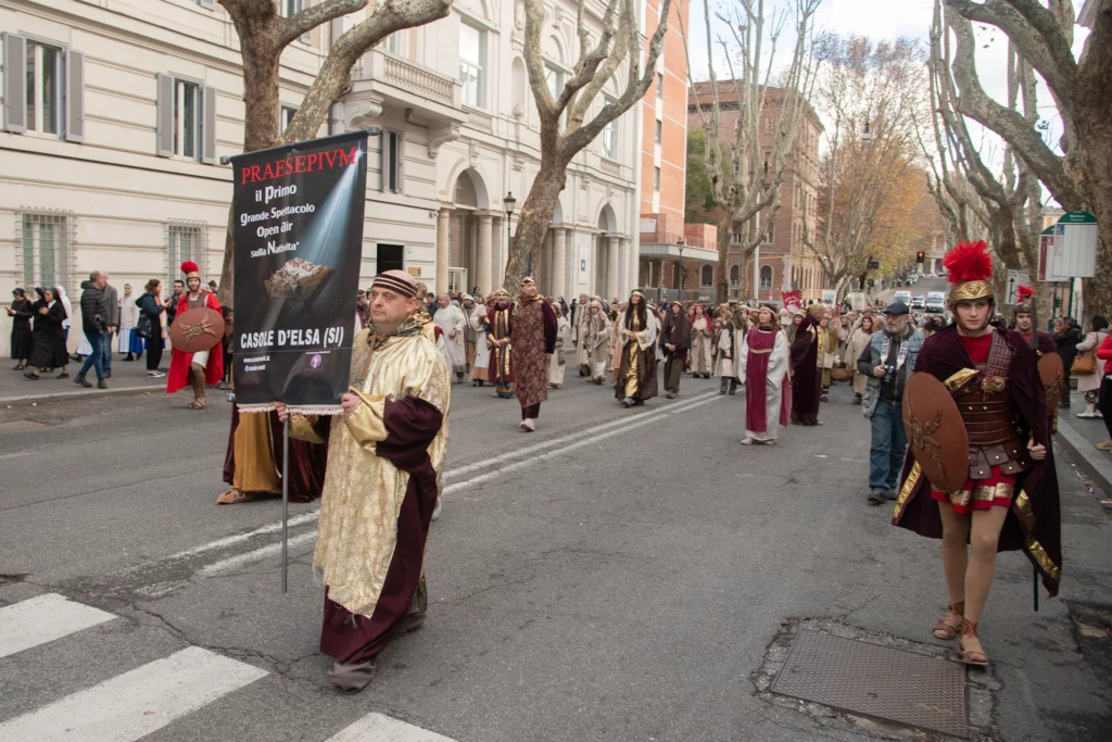 Sfilata dei migliori presepi d'Italia a Roma